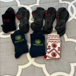 Men's Sock Collection - Black, Gray, Blue, Red